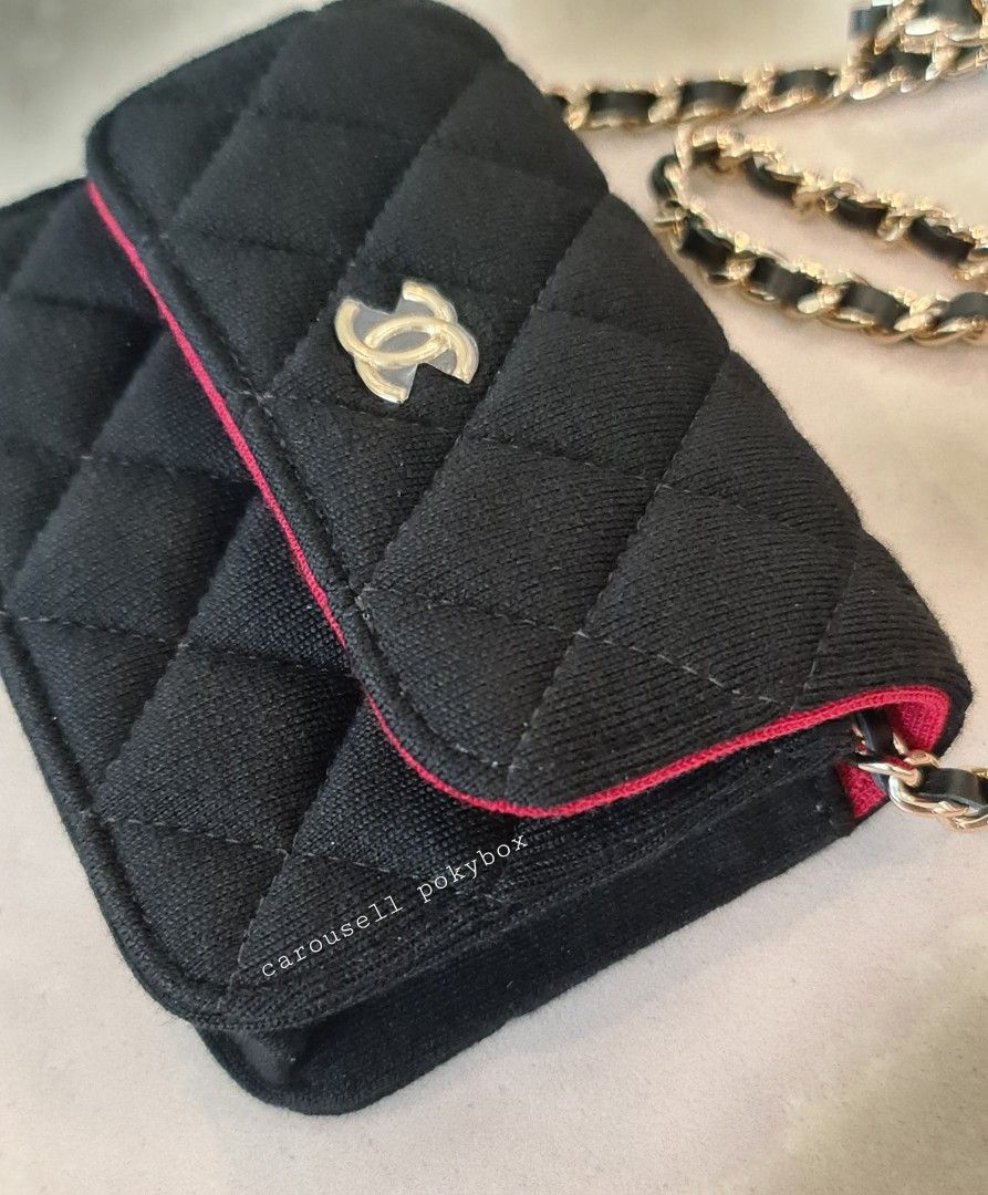❤️sold ❤️CHANEL 23C Mini Clutch/Cardholder/Wallet/Purse with Chain( not  23P/23S), Luxury, Bags & Wallets on Carousell