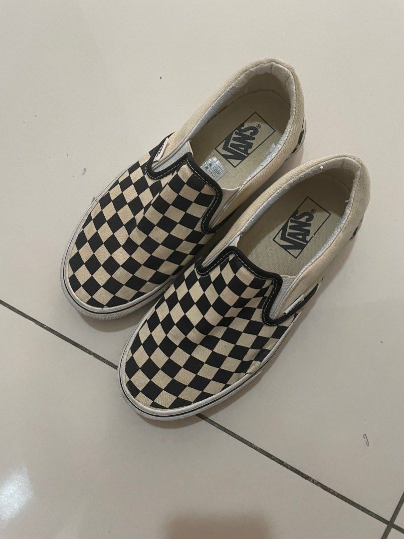 Checkered Vans Women s Fashion Footwear Sneakers on Carousell