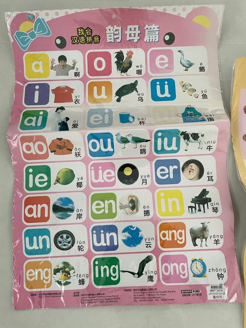 Children learning posters, Hobbies &amp; Toys, Stationery &amp; Craft, Other ...
