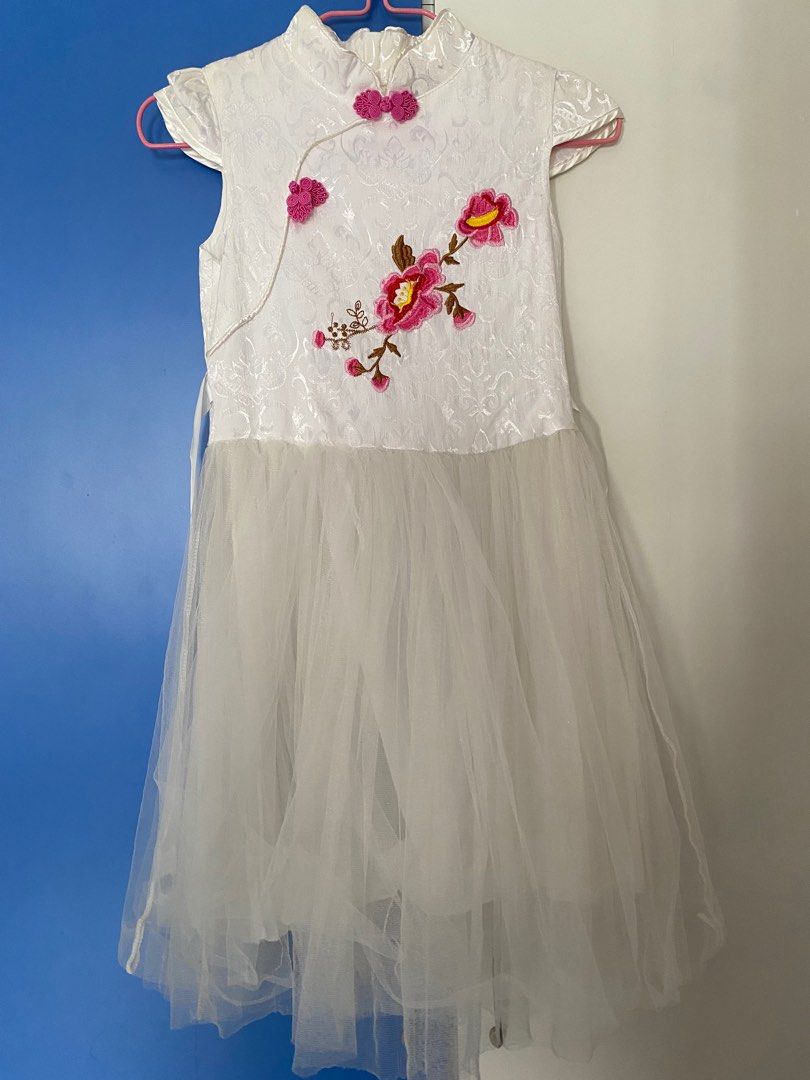 White dress for 9 year old top