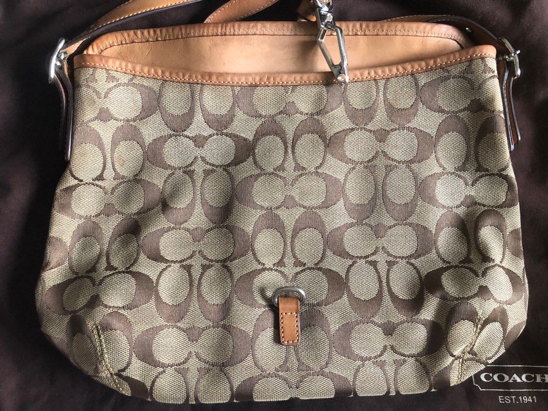 Coach hotsell cloth purses