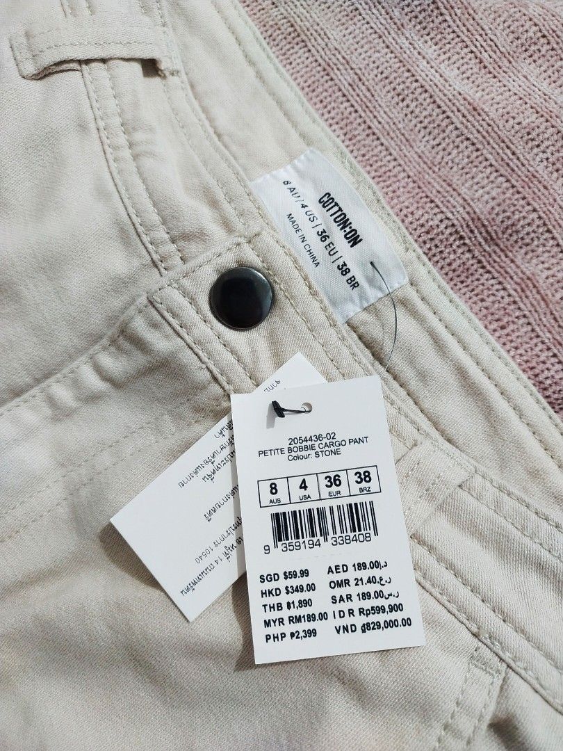 Cotton On Petite Bobbie Cargo Pants, Women's Fashion, Bottoms, Other