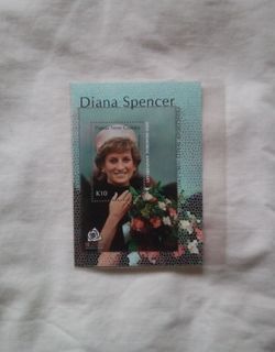 Diana Spencer, Princess of Wales 1961-1997 Papua New Guinea STAMP