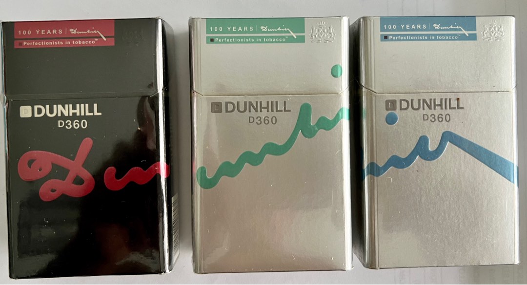 Dunhill D360 100 Years Pack Limited Edition - Kotak Rokok Lama Rare ...