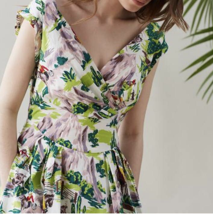 Emily Fin cowboy print dress