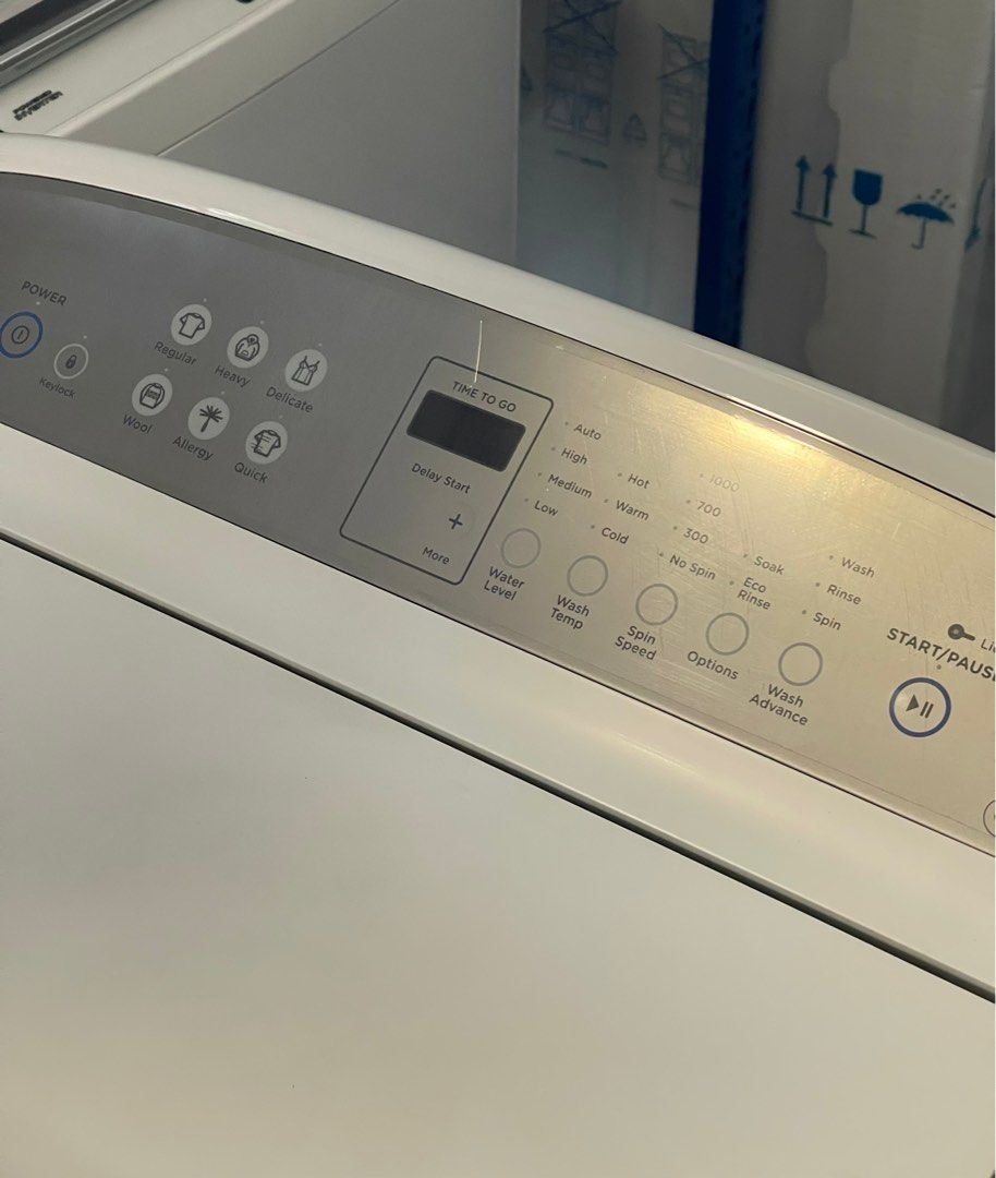 FISHER & PAYKEL 9KG TOP LOAD WASHING MACHINE WA9060G1 (WHITE), TV