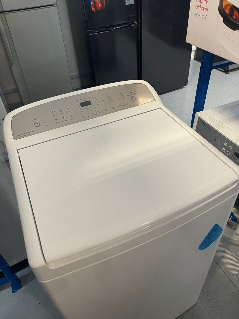 FISHER & PAYKEL 9KG TOP LOAD WASHING MACHINE WA9060G1 (WHITE), TV