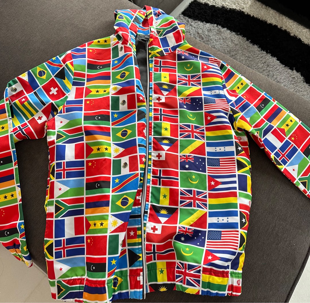 Flags of the World Jacket, Men's Fashion, Coats, Jackets and Outerwear