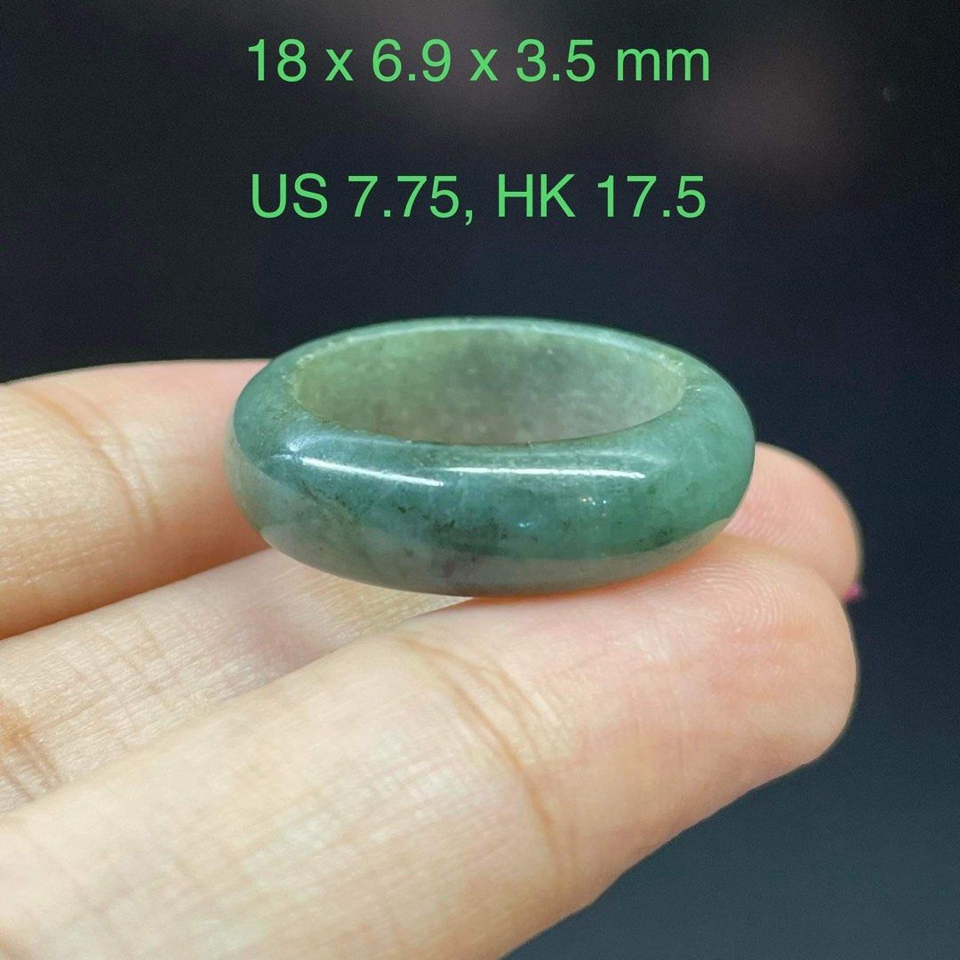 Flawless Genuine Natural Jade Ring Burmese jadeite type A