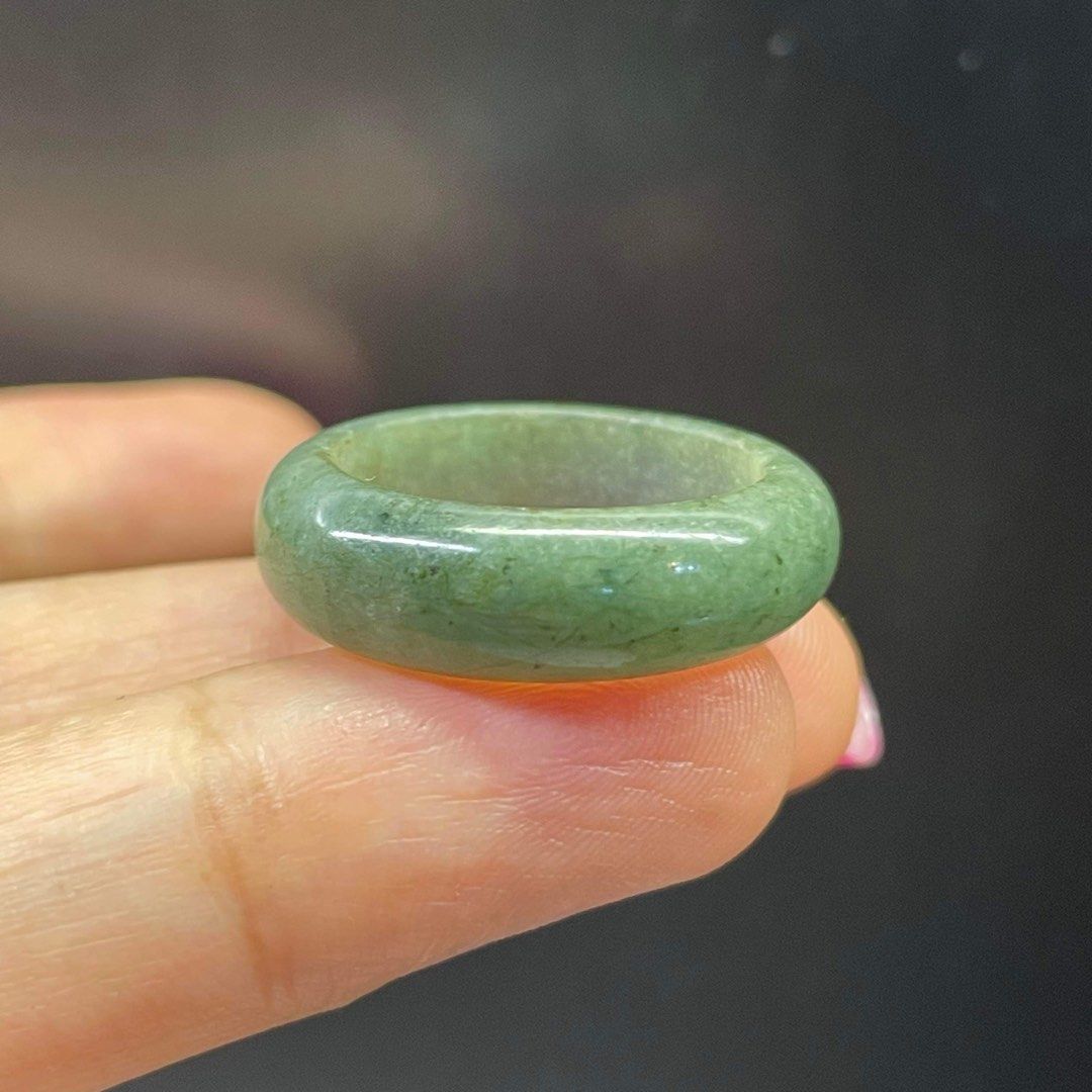 Genuine green hotsell jade rings