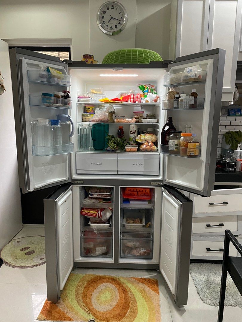 American home refrigerator 4 door deals