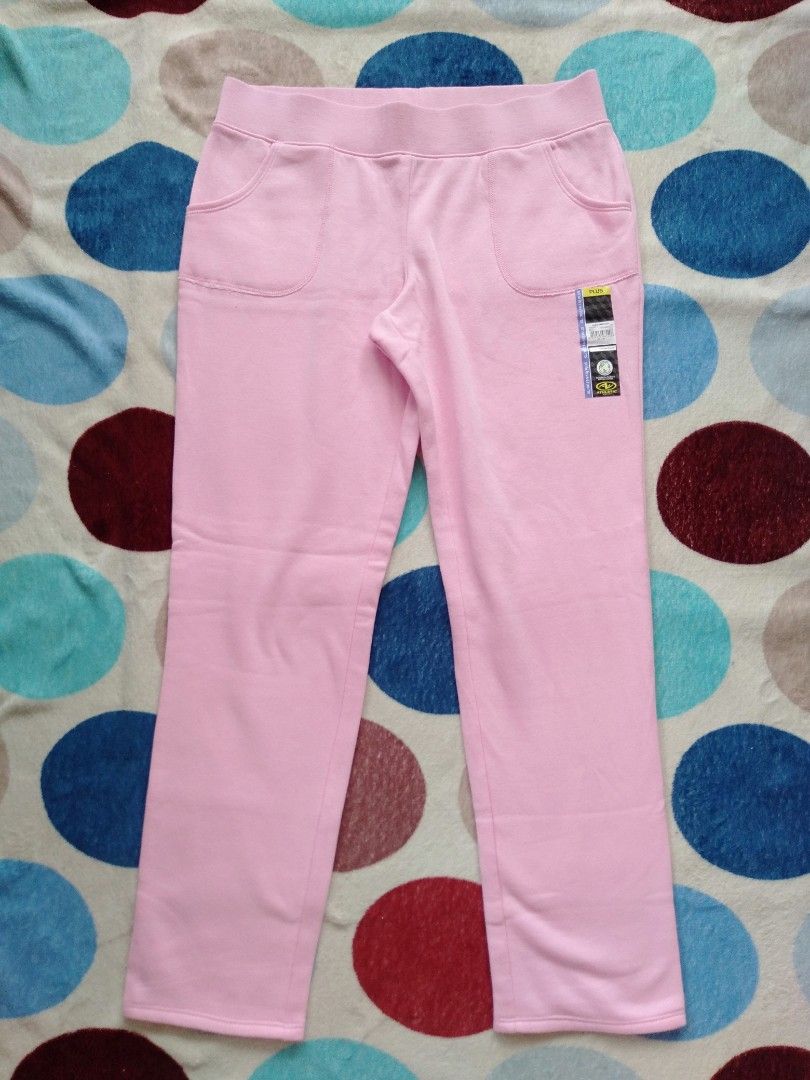 FROM USA XL 14 - 16 Plus Size  Waist 31 - 33 Pink Sweat Pants Athletic  Works, Women's Fashion, Activewear on Carousell