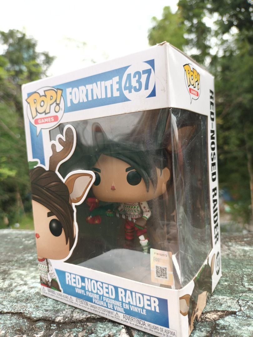 fortnite funko pop red nosed raider