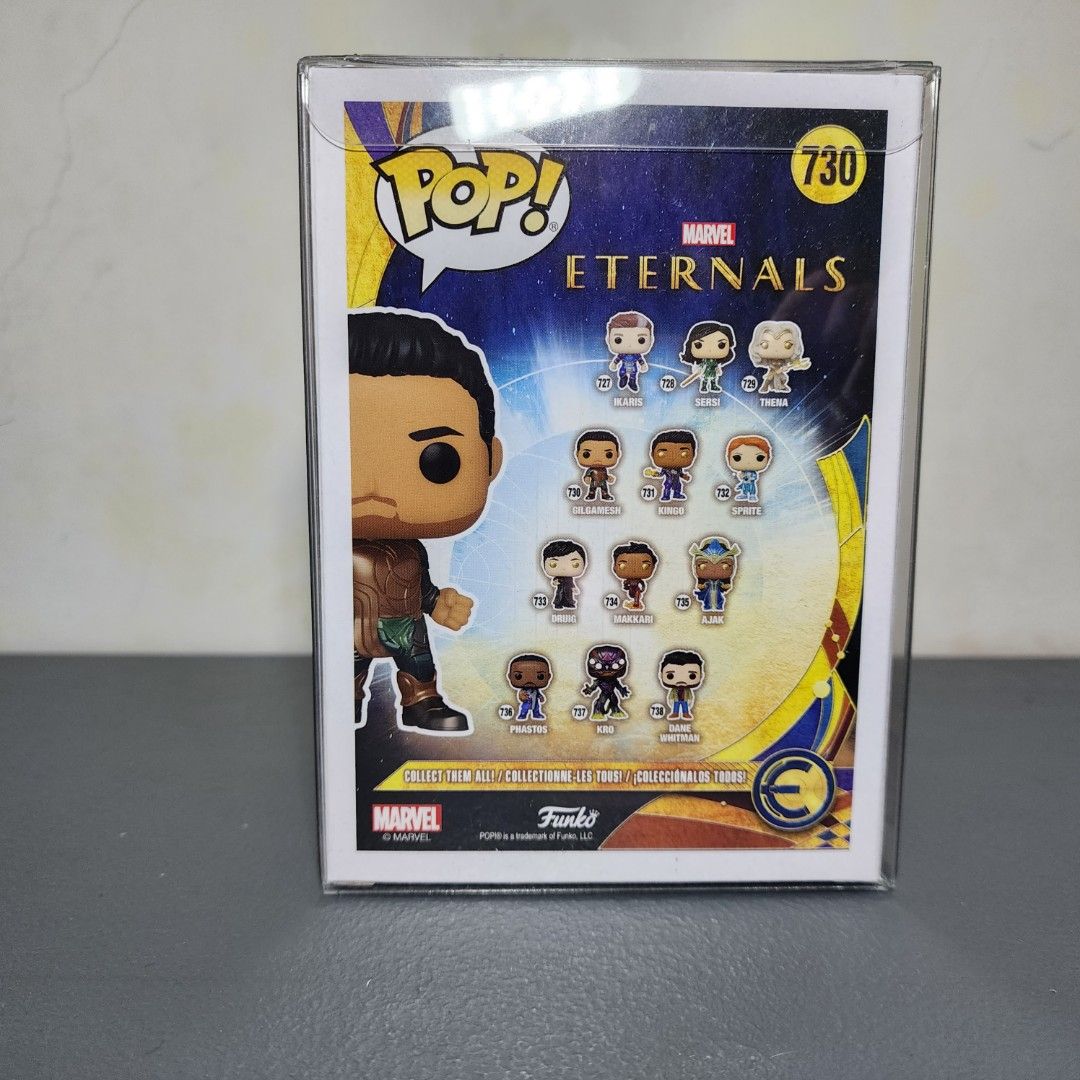 Funko Pop! Eternals Gilgamesh CHASE 730 (Category: Figurines & Statues) located in Los Banos. Submitted by matts_hobby_goodies (Listing ID 1206691011, Image 3). Description: Not Negotiable, what you see is what you get RFS: Need funds Badly Delivery: LBC.