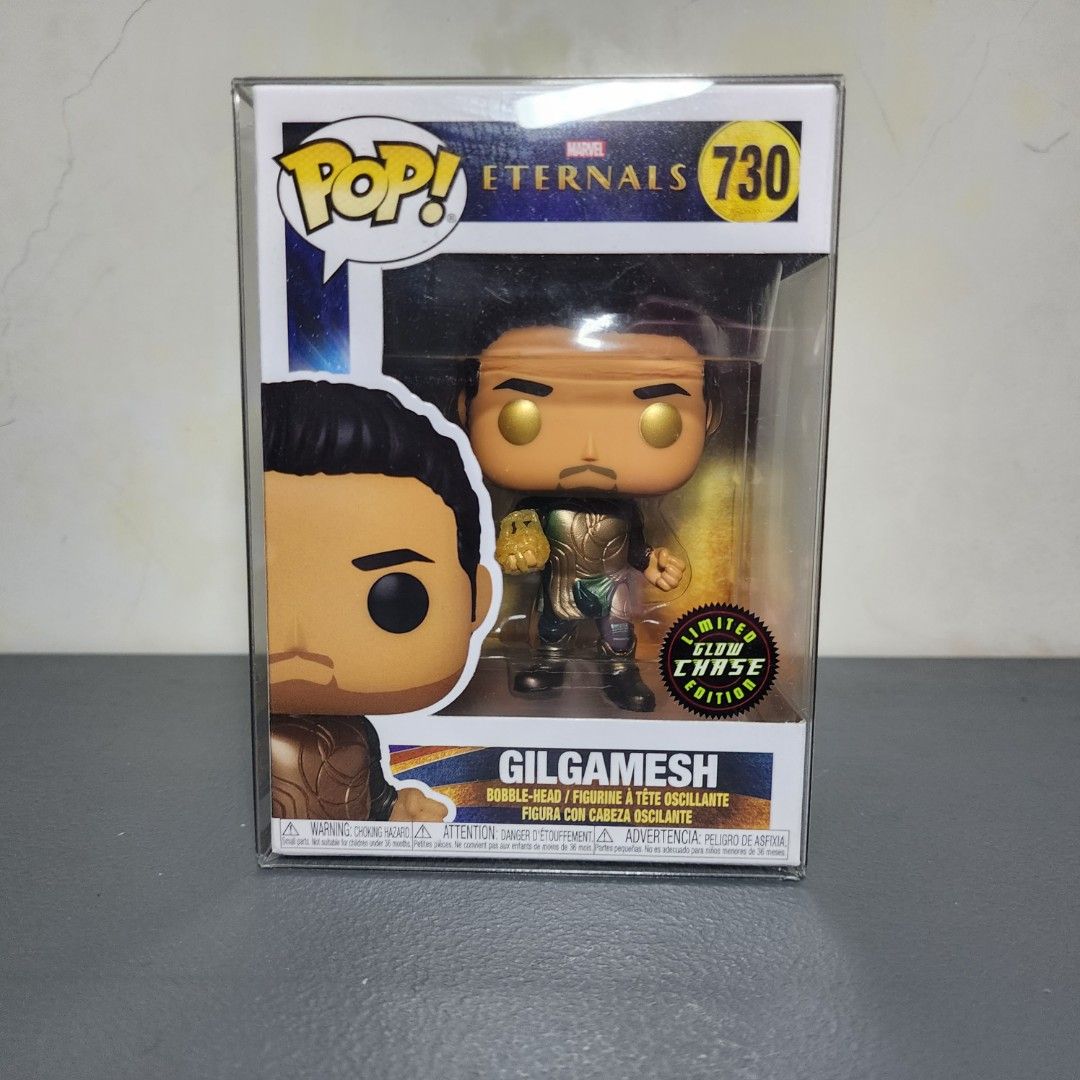Funko Pop! Eternals Gilgamesh CHASE 730 (Category: Figurines & Statues) located in Los Banos. Submitted by matts_hobby_goodies (Listing ID 1206691011, Image 1). Description: Not Negotiable, what you see is what you get RFS: Need funds Badly Delivery: LBC.