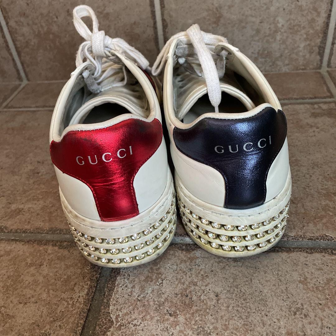 Gucci sneakers with rhinestones sales