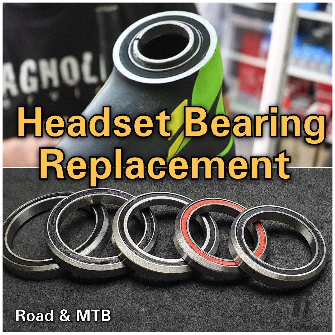 Headset Bearing Replacement Kit Road MTB Integrated Bearing 52x40x7 49x37x7 47x34x7 41.8x30.15x6.5 41x30.15x6.5 Chamfer Singapore