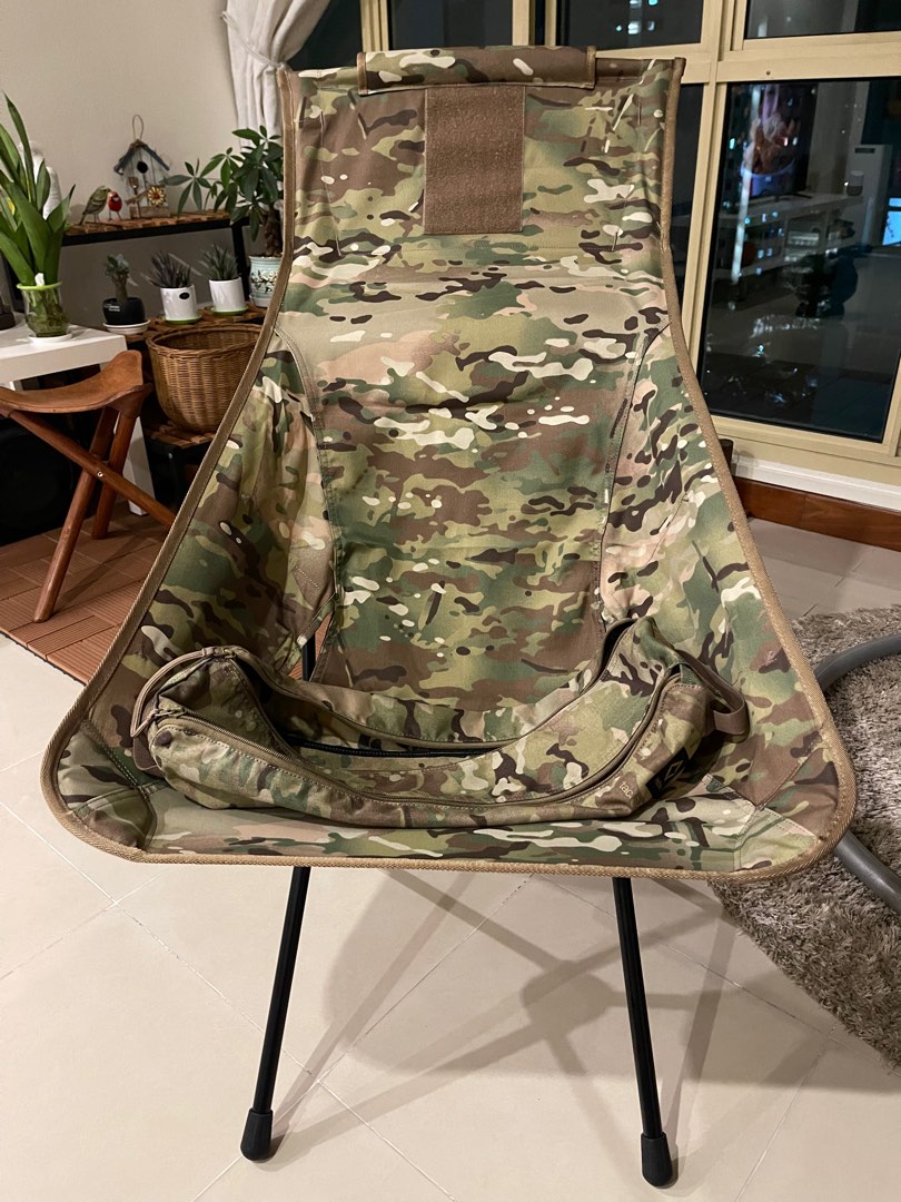 Helinox multicam sunset chair, Sports Equipment, Hiking & Camping on