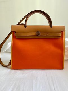 Hermes Herbag Chai Color with Gold Hardware [RARE], Women's Fashion, Bags &  Wallets, Cross-body Bags on Carousell