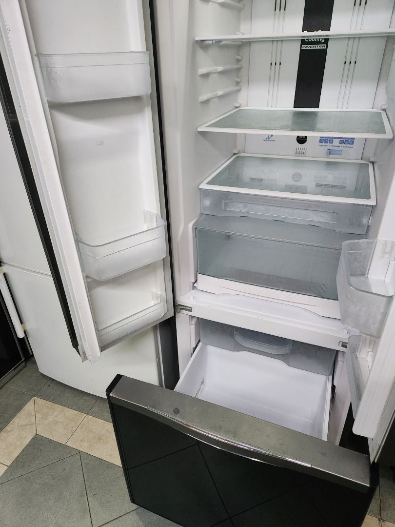 HITACHI Fridge 382L RWB480P2MS, TV & Home Appliances, Kitchen