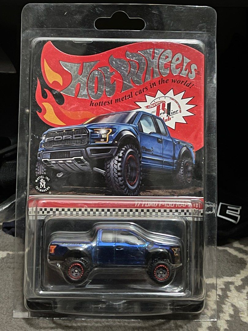 Hot Wheels Red Line Club RLC 17 Ford F 150 Raptor with fancy SN
