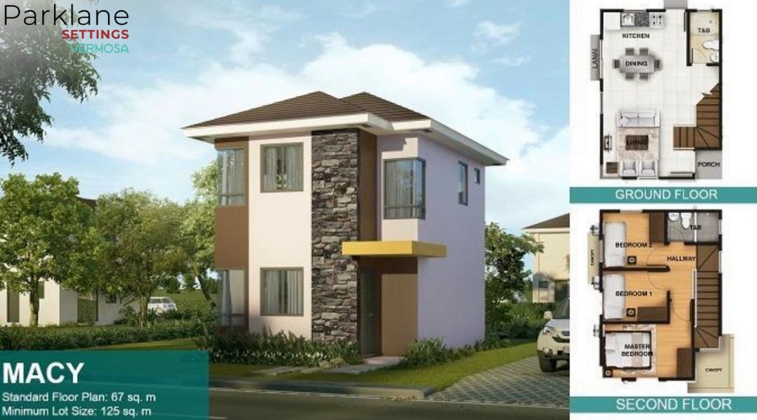 House and Lot for Sale (Macy Model) at Parklane Settings Vermosa in