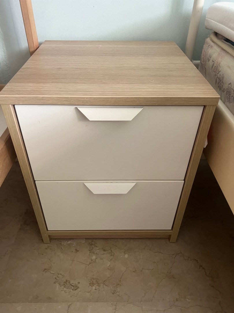 IKEA Askvoll Bedside Table, Furniture & Home Living, Furniture, Tables