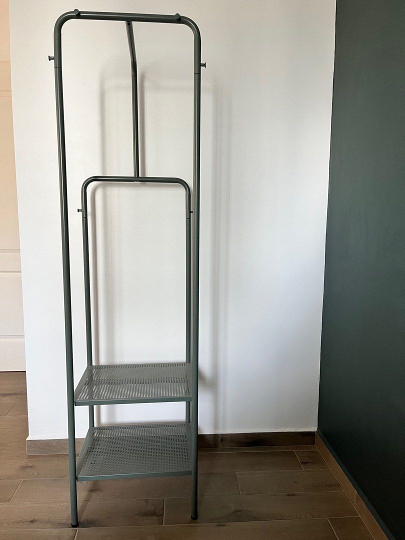 Green Clothing Rack Ikea Clothes Rack Stand, Furniture & Home Living, Furniture, Other Home ...