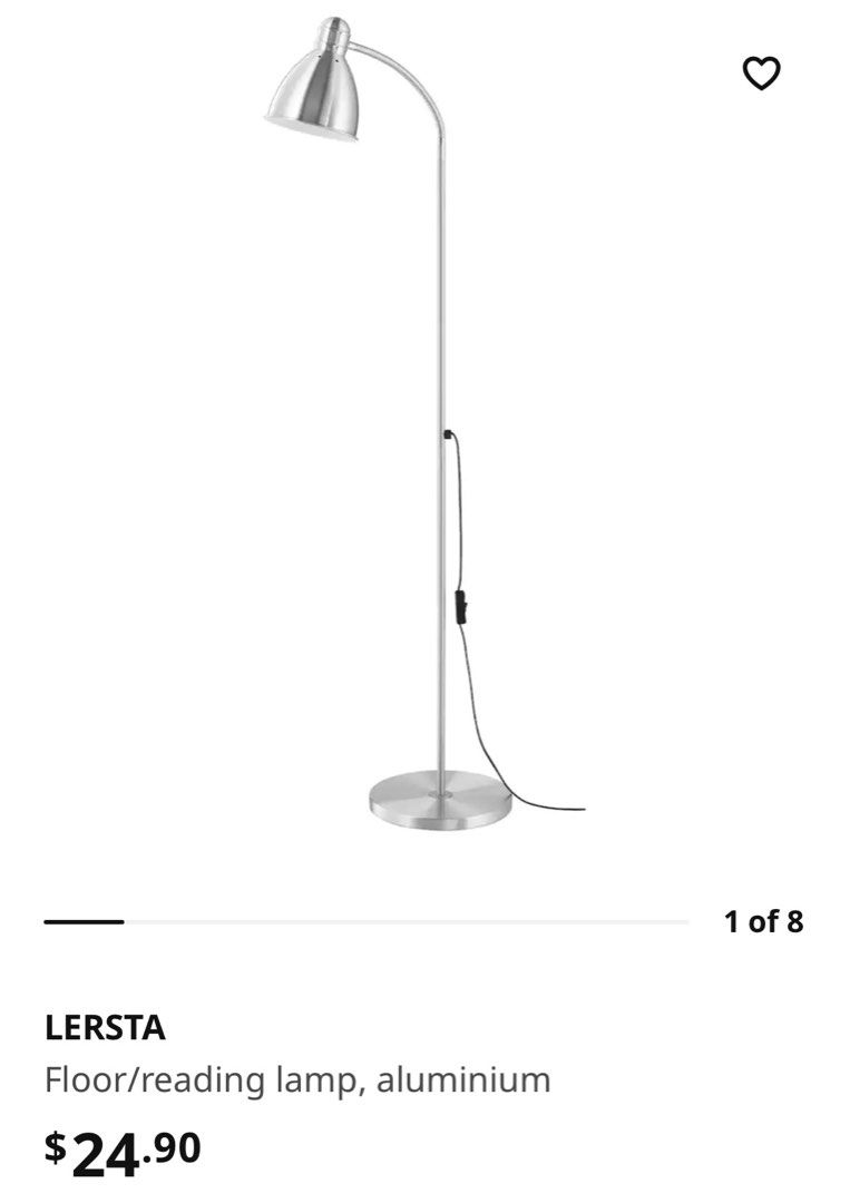 Ikea Floor Lamp, Furniture & Home Living, Lighting & Fans, Lighting on