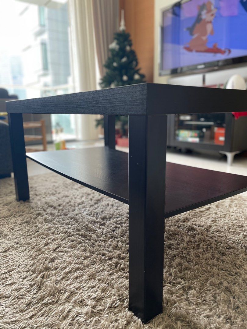IKEA LACK Coffee table, blackbrown, 90x55 cm, Furniture & Home Living