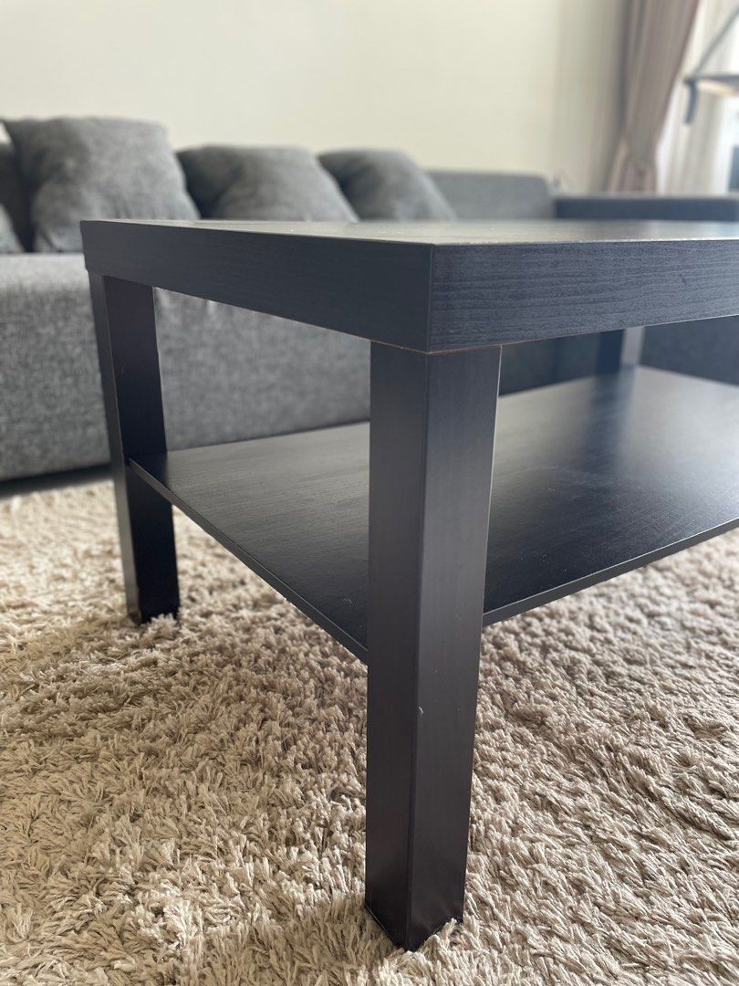 IKEA LACK Coffee table, blackbrown, 90x55 cm, Furniture & Home Living