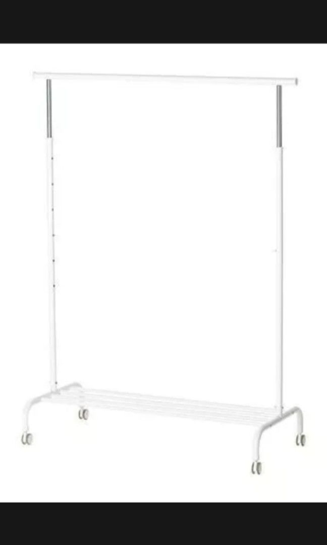 Ikea rigga clothes rack, Furniture & Home Living, Furniture, Shelves