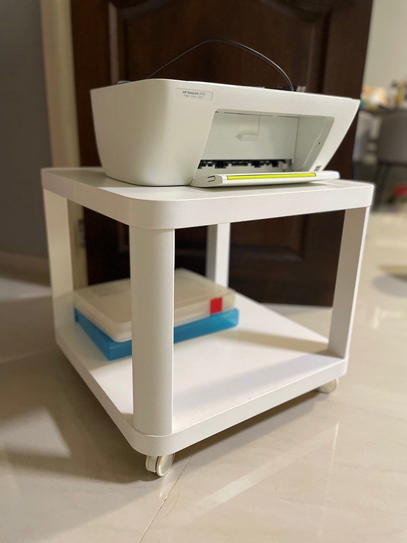 IKEA side Table on castor wheels, Furniture & Home Living, Furniture, Other Home Furniture on