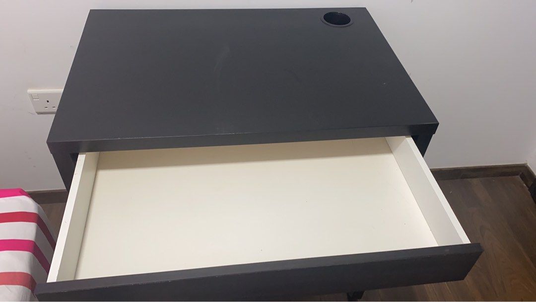 IKEA Study Table and Chair, Furniture & Home Living, Furniture, Tables