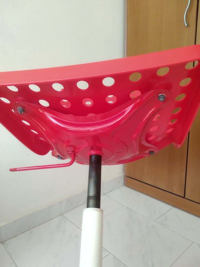 IKEA Red SKALBERG Swivel Chair, Furniture & Home Living, Furniture, Chairs on Carousell