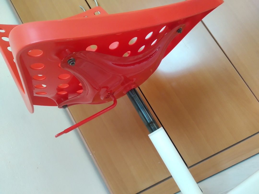 IKEA Red SKALBERG Swivel Chair, Furniture & Home Living, Furniture