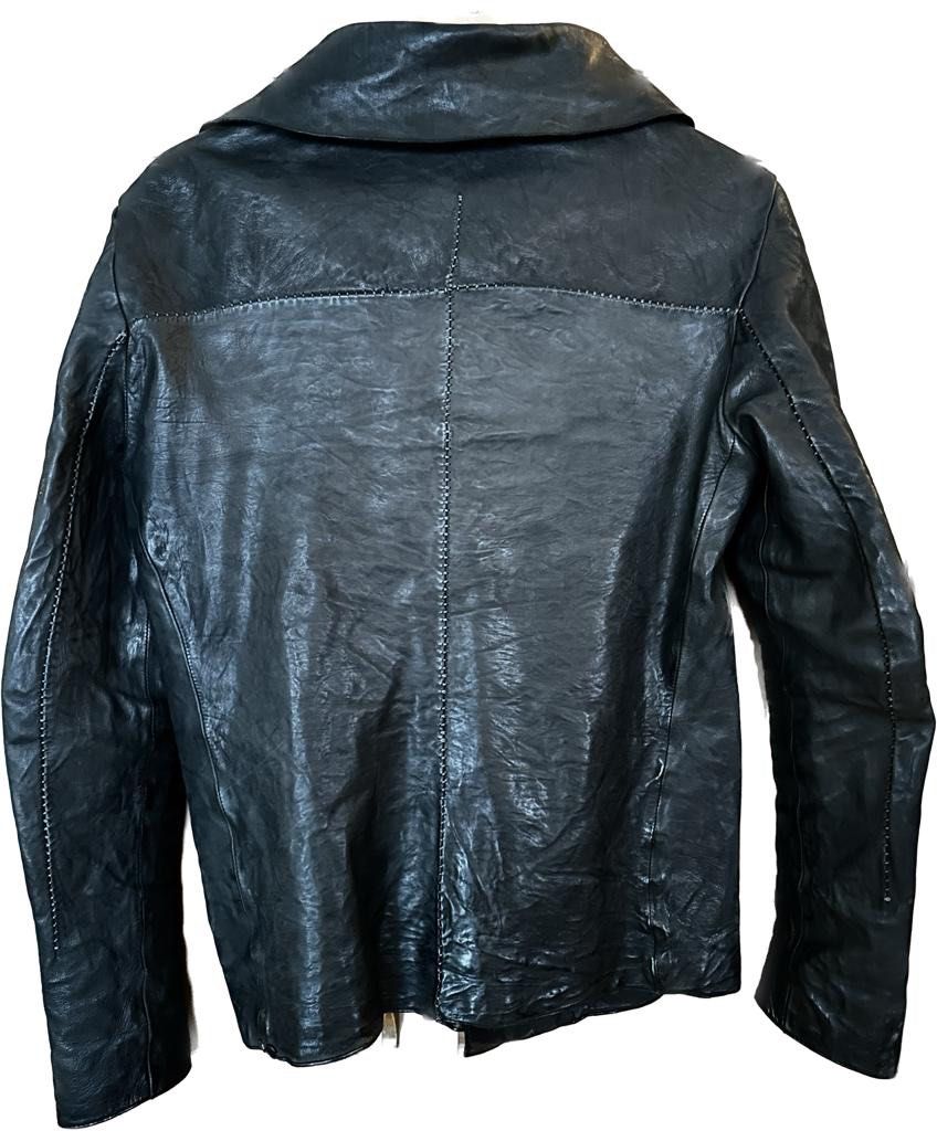 Incarnation - high neck calf leather jacket xs, 男裝, 外套及戶外