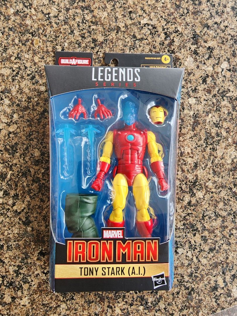 Ironman marvel legends (Category: Figurines & Statues) located in Pasig City. Submitted by watchesandthings (Listing ID 1206553993, Image 1). Description: ironman a.i. misb. never opened..