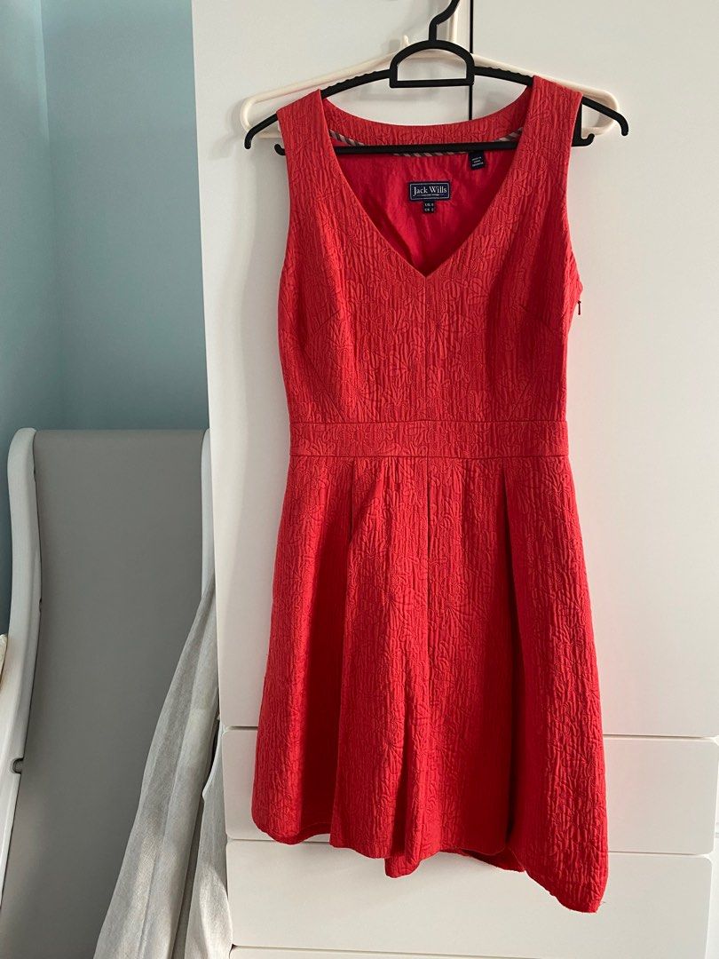 Jack wills red dress outlet
