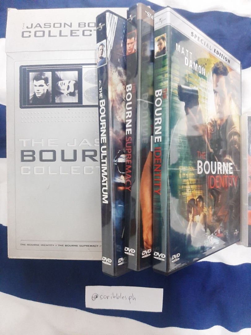 Jason Bourne Collection DVD, Hobbies & Toys, Music & Media, CDs & DVDs ...
