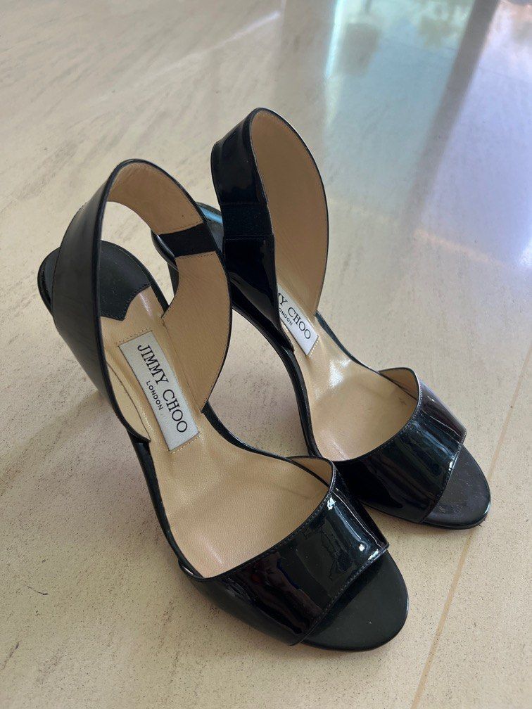 Jimmy choo black stilettos online