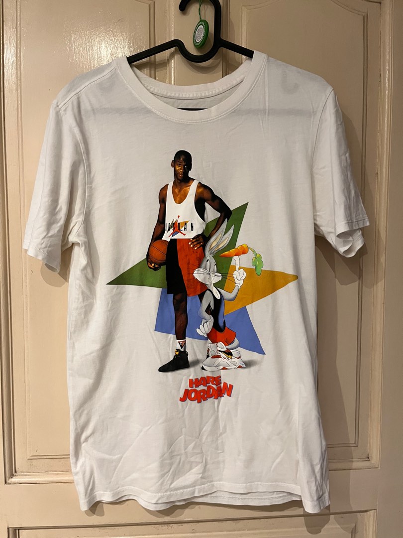 Jordan Space Jam Tshirt Kids Size Women s Fashion Tops Shirts on Carousell