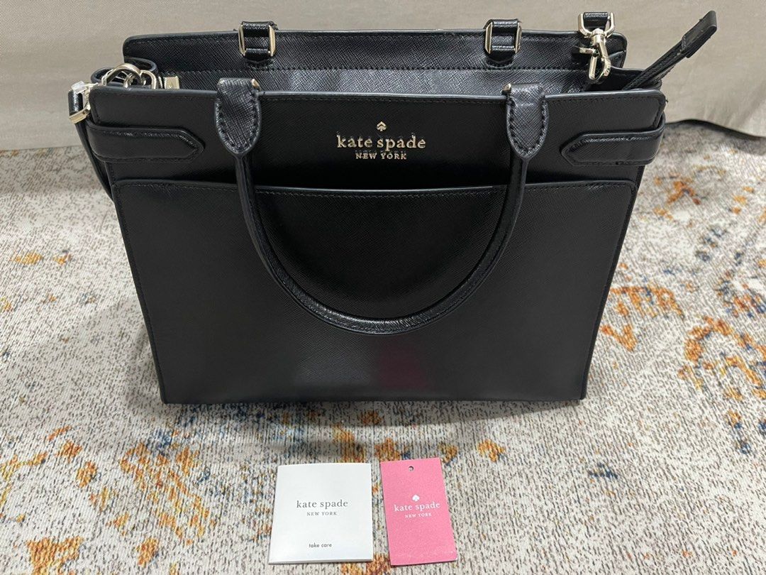 Raya Promo! Kate Spade Large Satchel Staci black for sale, Women's Fashion,  Bags & Wallets, Tote Bags on Carousell