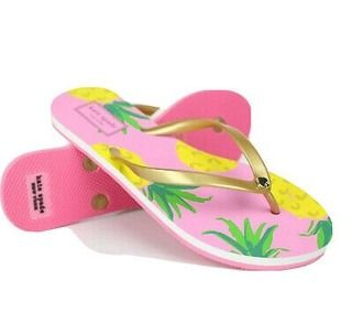 Kate Spade New York Nassau Pineapple Print Flip Flops Women s