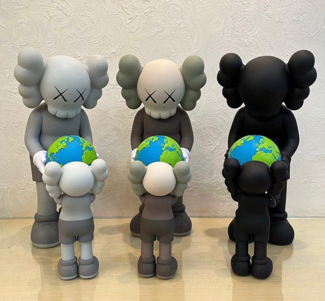 オイルペイント 正規品【未開封】KAWS カウズ WHAT PARTY BLACK