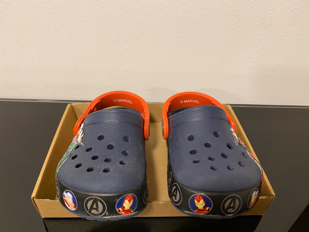 avengers crocs size 11