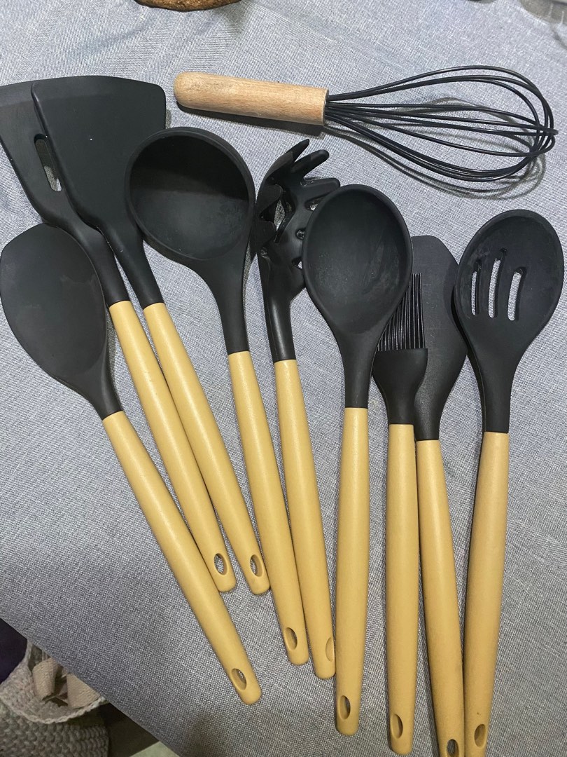 kitchen utensil set silicone 11 pc, Furniture & Home Living
