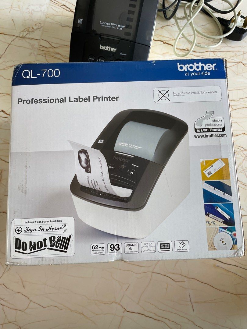 Label Printer Brother QL700, Computers & Tech, Printers, Scanners