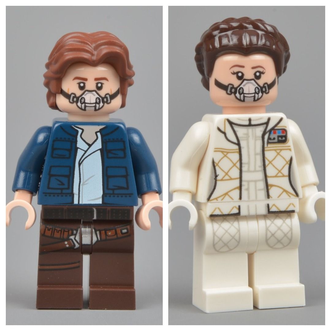 Princess leia and han solo lego figures store