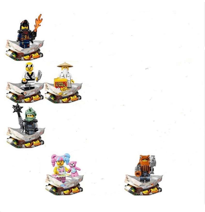 Lego Ninjago Movie Series 71019 Master Wu N Pop Girl Shark Army Great white Angler Octopus Hobbies Toys Toys Games on Carousell